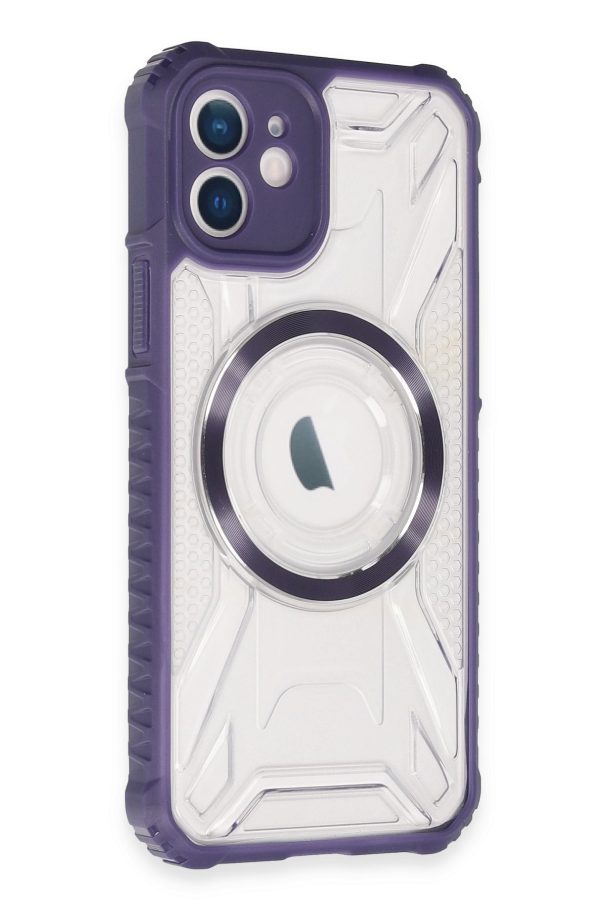 Newface iPhone 12 Kılıf Coco Karbon Silikon - Yeşil