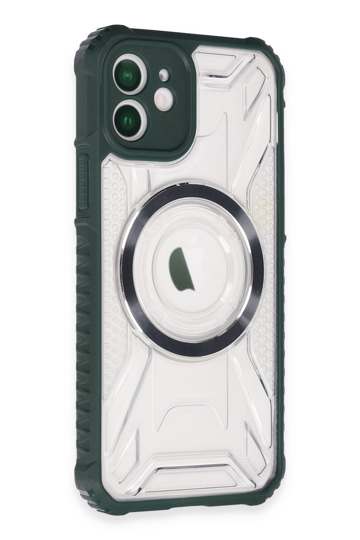 Newface iPhone 12 Kılıf Nano içi Kadife Silikon - Kırmızı