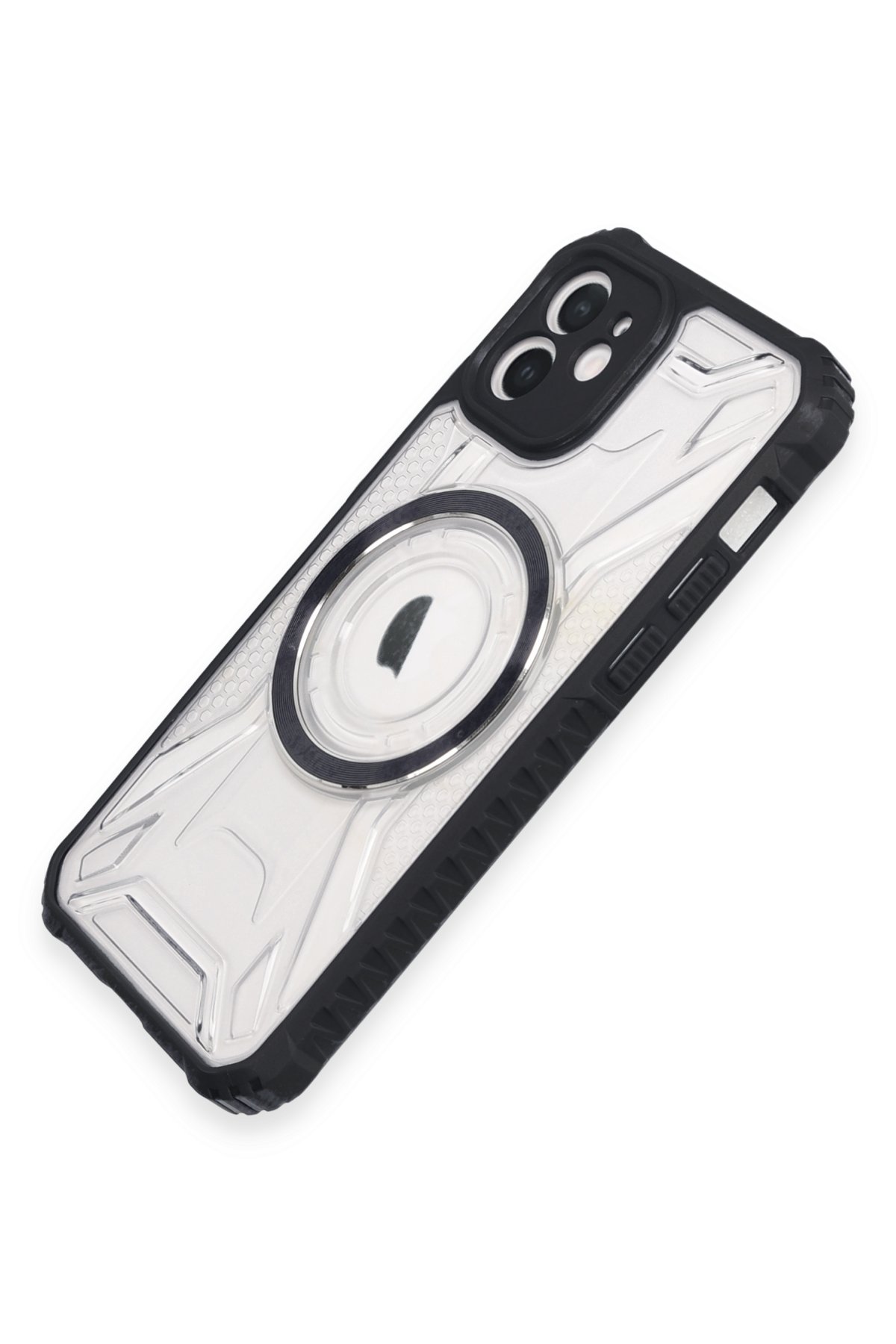 Newface iPhone 12 Renkli Kamera Lens Koruma Cam - Pembe-Mavi