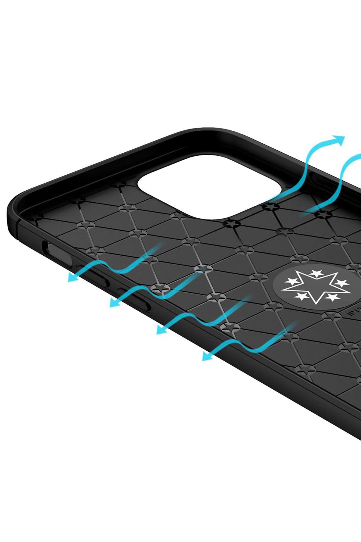 Newface iPhone 12 Kılıf PP Ultra İnce Kapak - Mavi