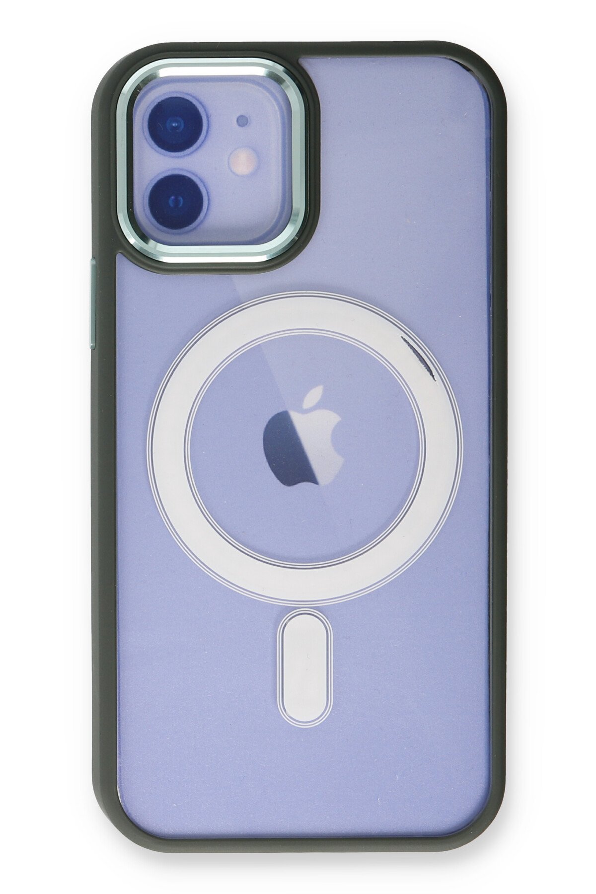 Newface iPhone 12 Kılıf Nano içi Kadife Silikon - Lila