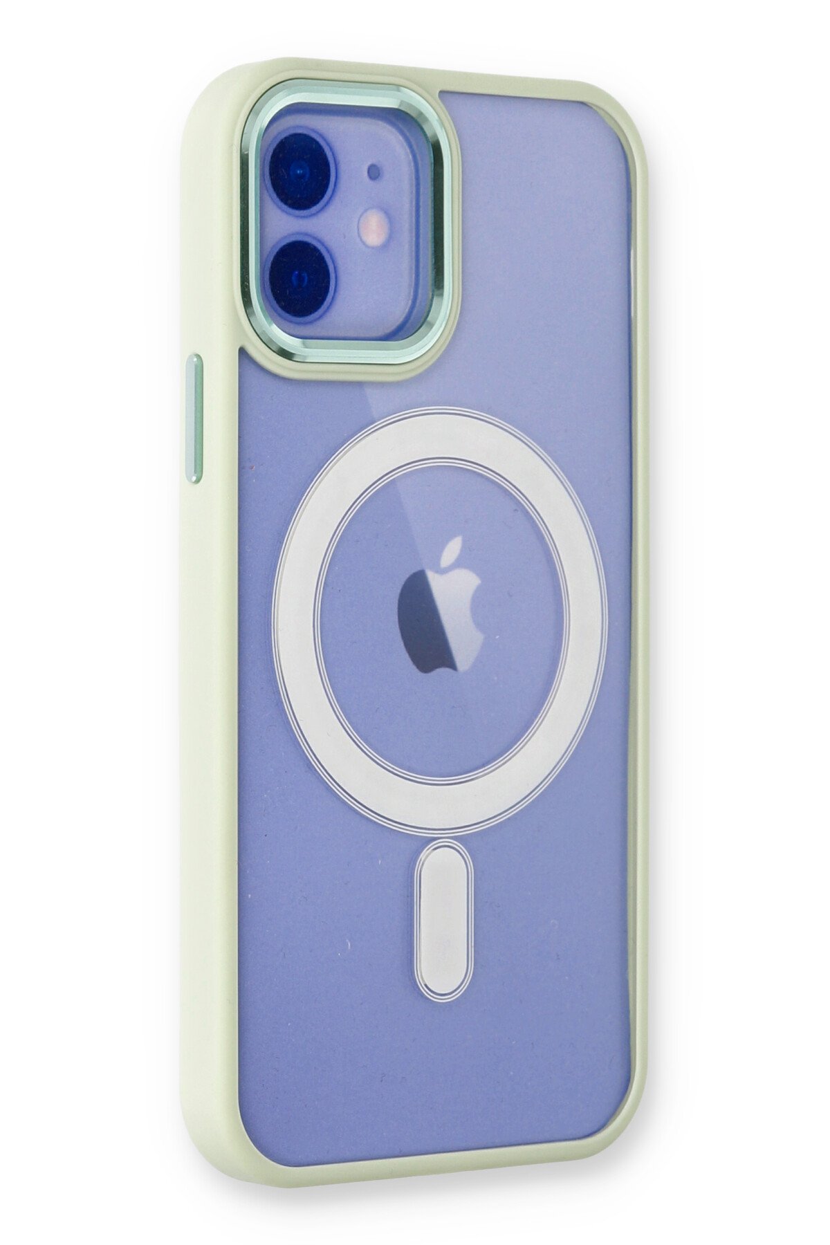 Newface iPhone 12 Kılıf Color Lens Silikon - Lacivert