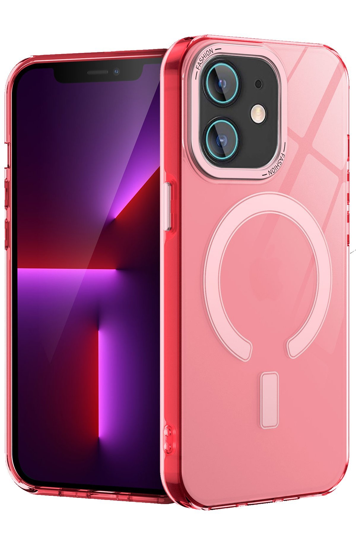 Newface iPhone 12 Kılıf Esila Silikon - Mor