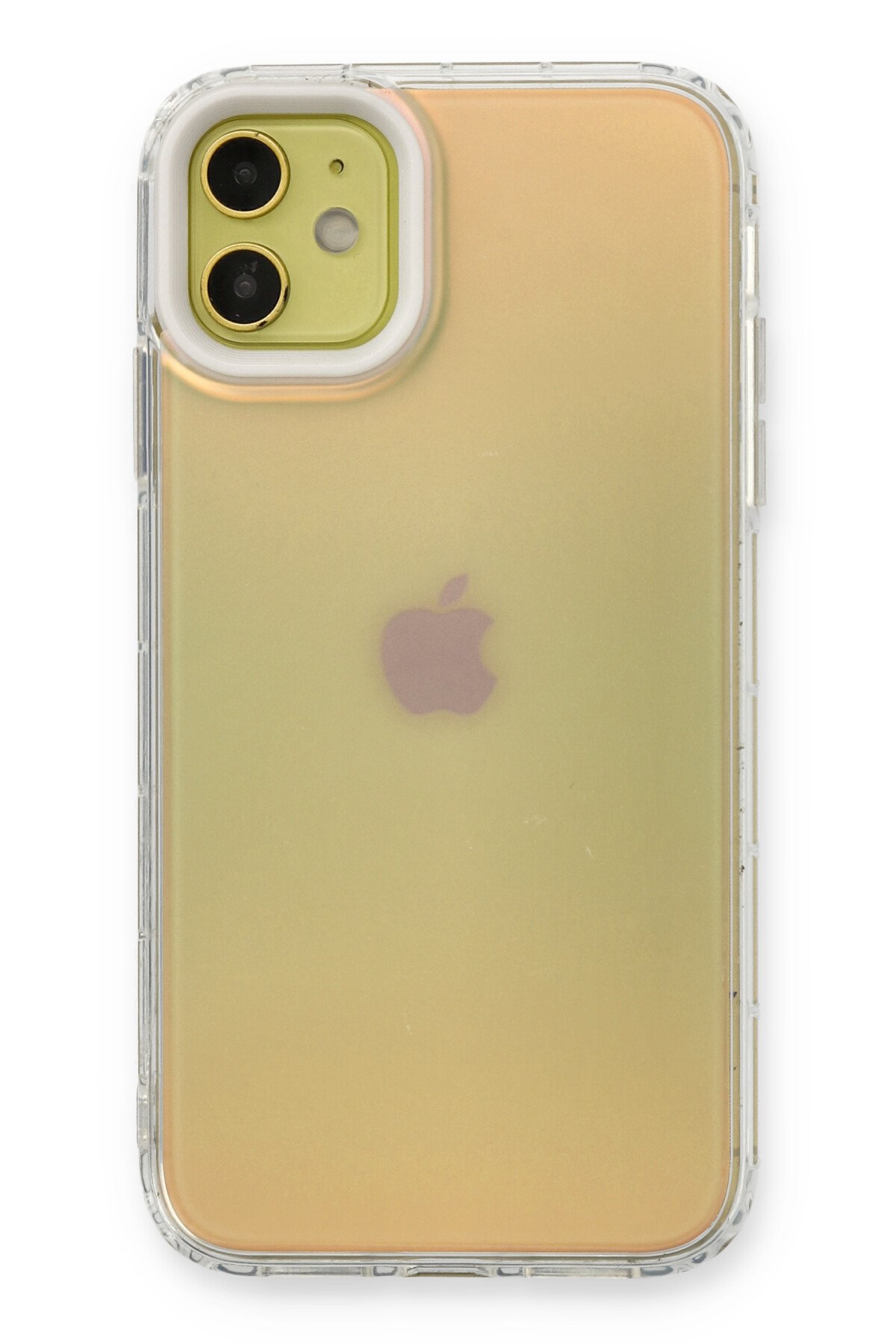 Newface iPhone 12 Kılıf Gros Yüzüklü Silikon - Mavi