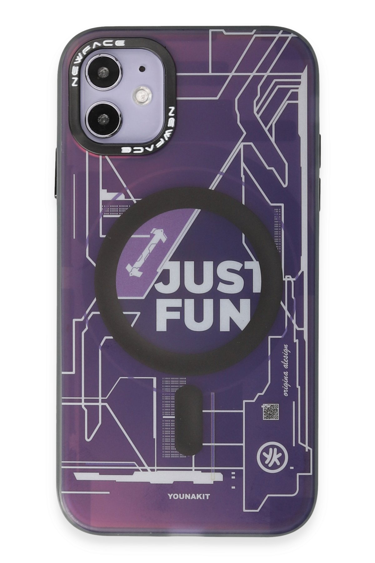 Newface iPhone 12 Kılıf Lansman Legant Silikon - Lila