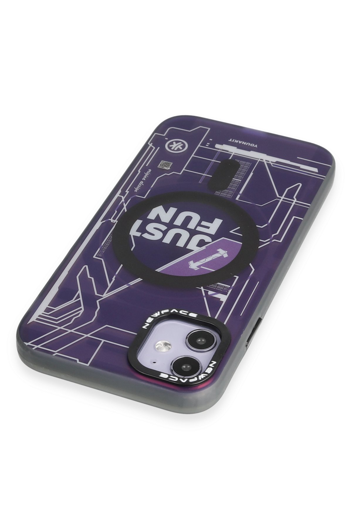 Newface iPhone 12 Kılıf Lansman Legant Silikon - Lila