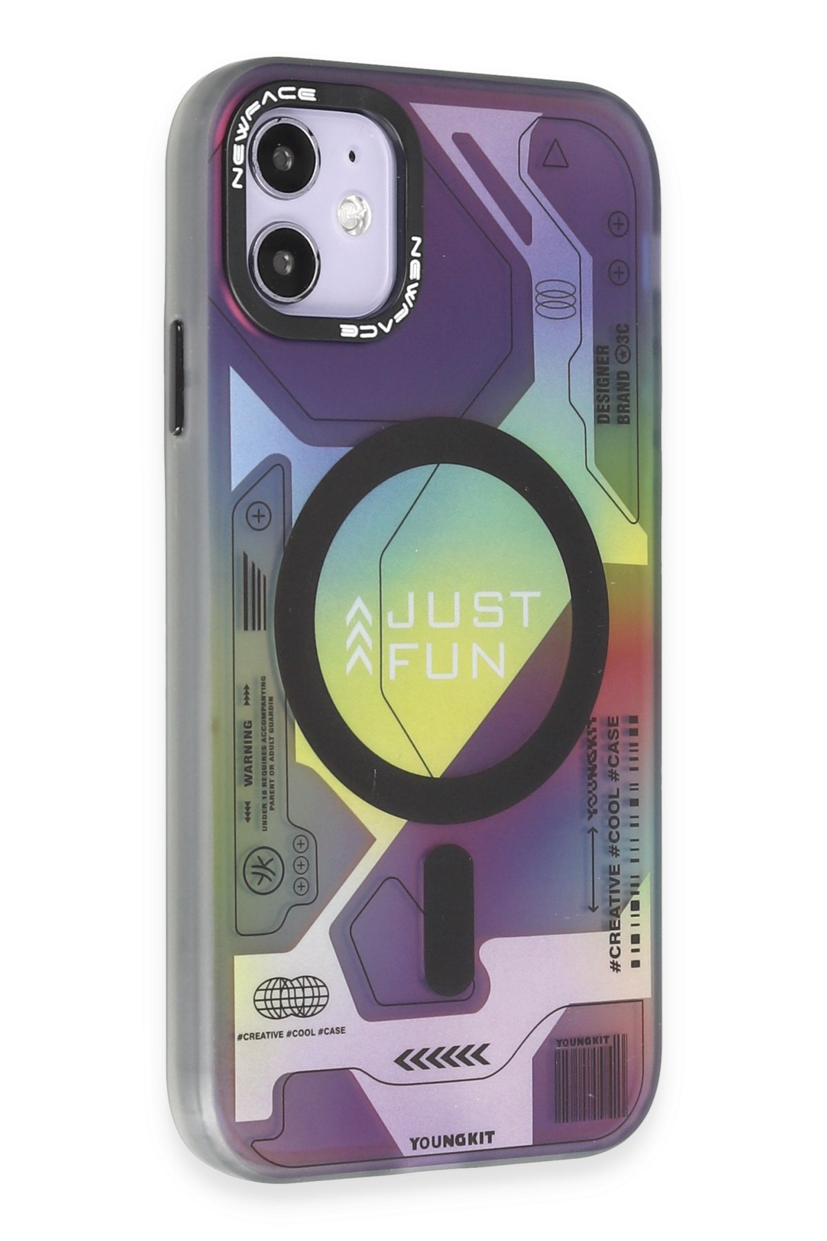 Newface iPhone 12 Kılıf Venüs Magneticsafe Desenli Kapak - Venüs - 2