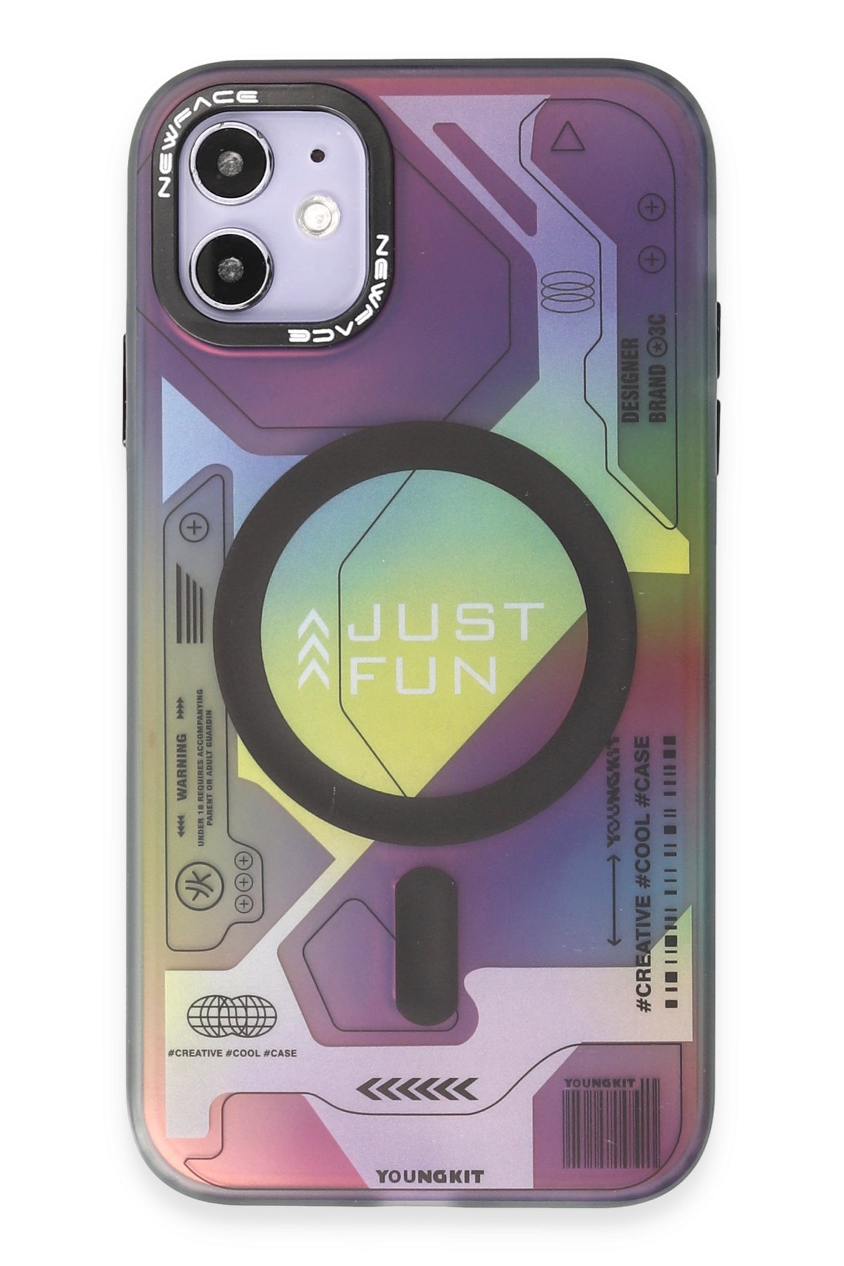 Newface iPhone 12 Kılıf Venüs Magneticsafe Desenli Kapak - Venüs - 2