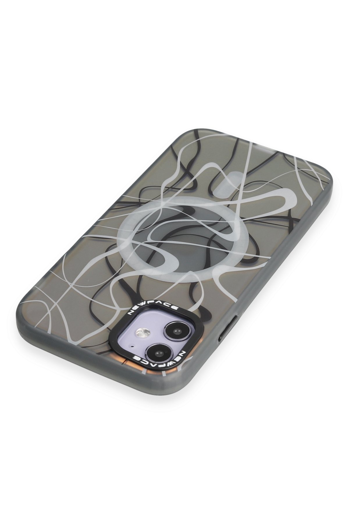 Newface iPhone 12 Kılıf Jack Magneticsafe Lens Silikon - Gold