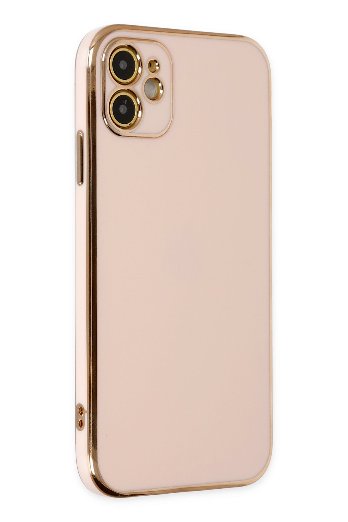 Newface iPhone 12 Kılıf Liva Silikon - Beyaz