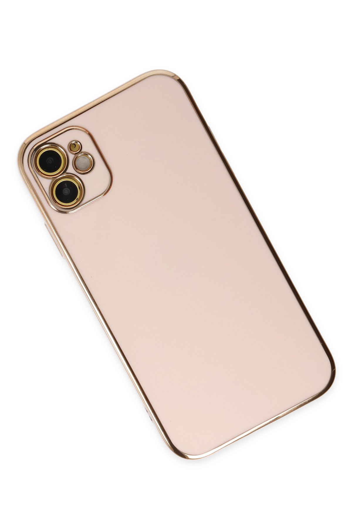Newface iPhone 12 Kılıf Palm Buzlu Kamera Sürgülü Silikon - Turkuaz