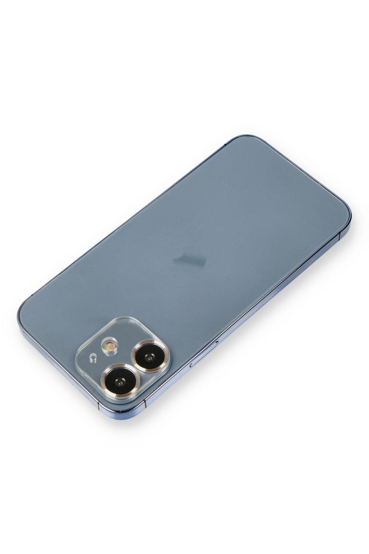 Newface iPhone 12 Kılıf Platin Silikon - Mavi