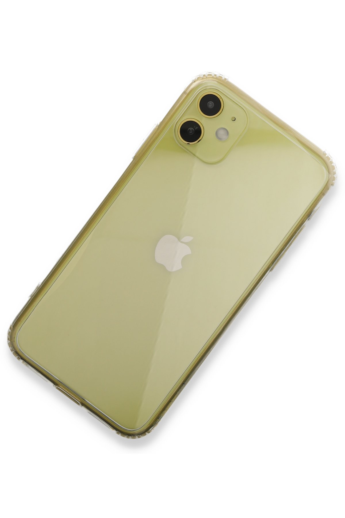Newface iPhone 12 Mini Kılıf Platin Simli Silikon - Mavi