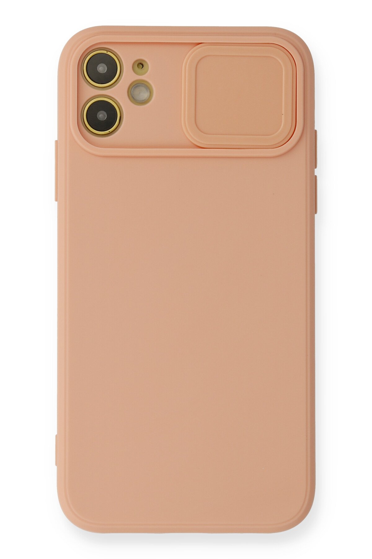 Newface iPhone 12 Mini Kılıf Platin Silikon - Sarı