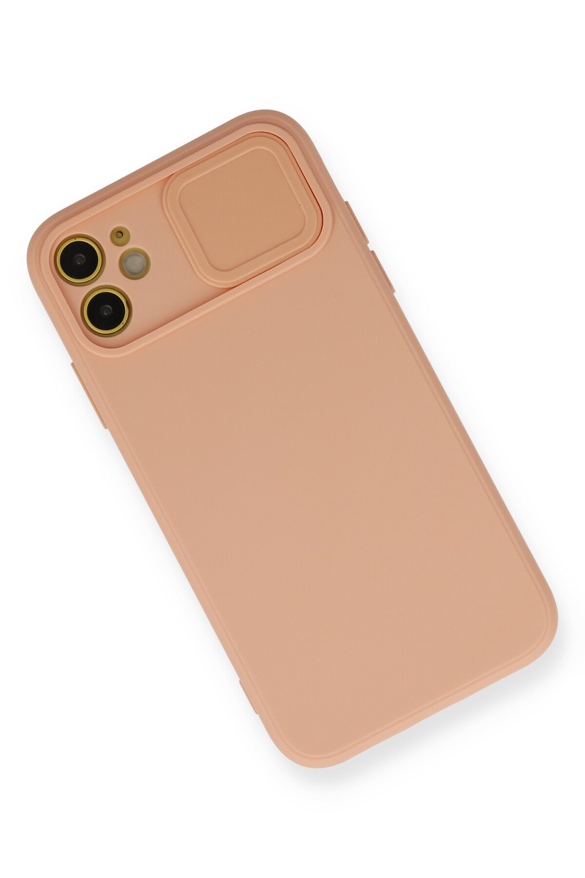 Newface iPhone 12 Mini Kılıf Platin Silikon - Sarı