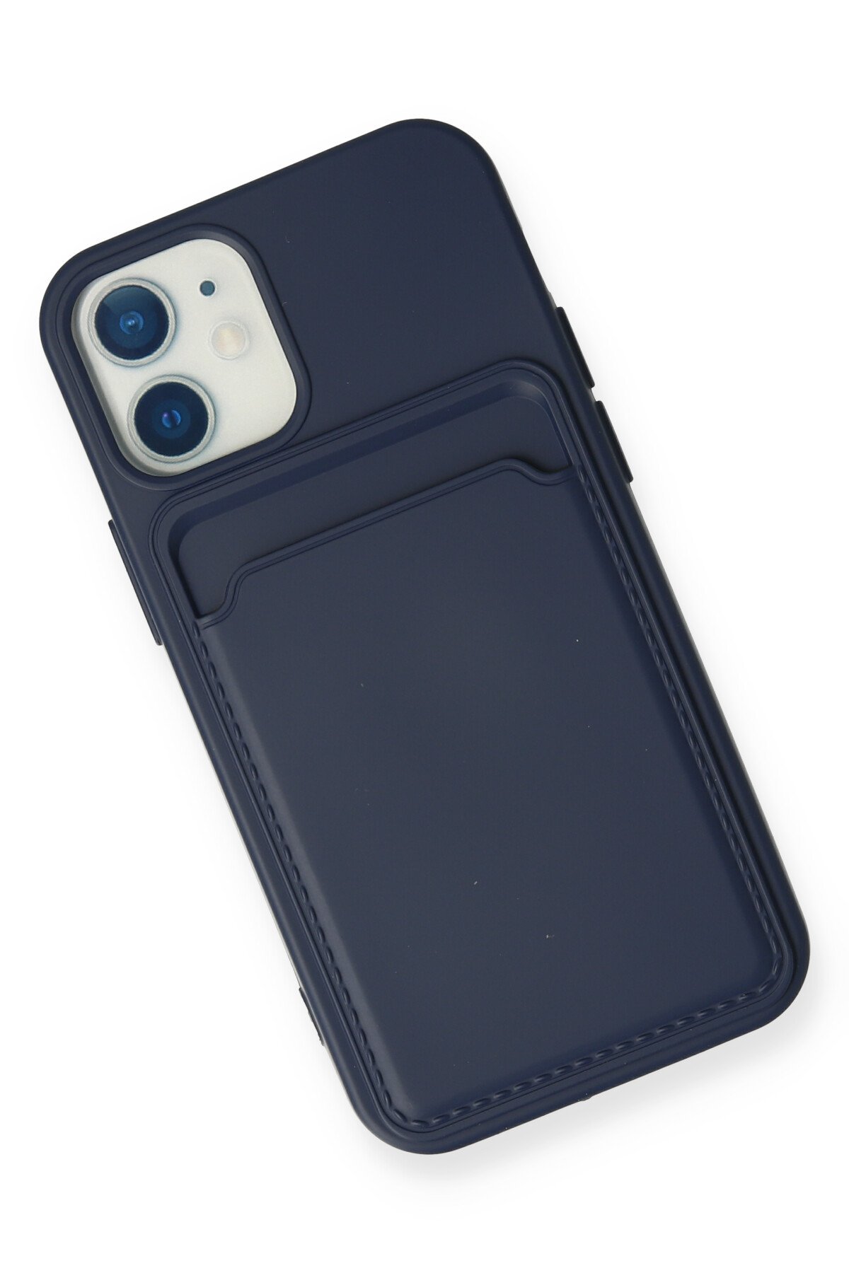 Newface iPhone 12 Mini Kılıf Viktor Yüzüklü Silikon - Turkuaz