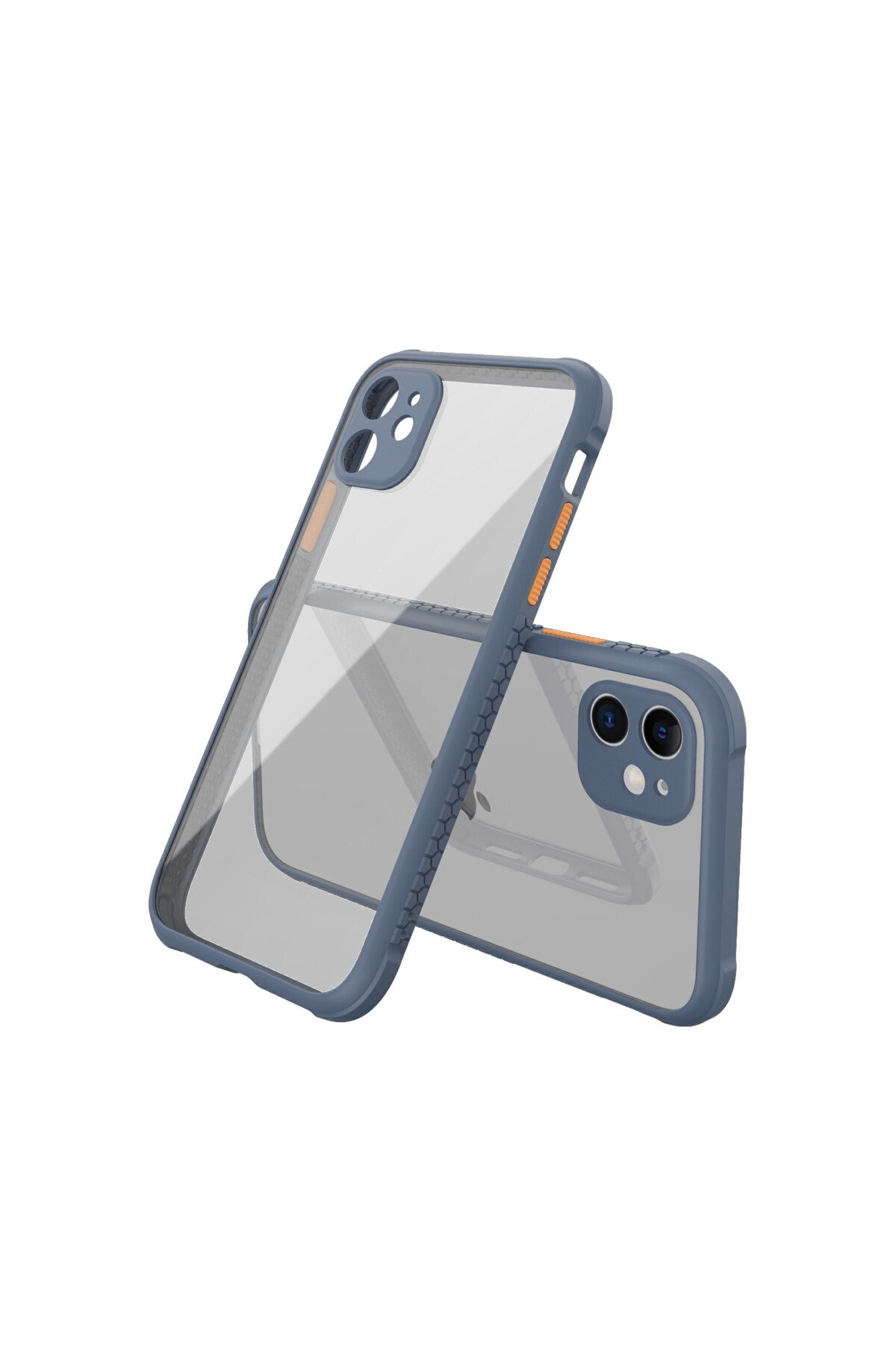 Newface iPhone 12 Mini Kılıf Simli Yüzüklü Silikon - Siyah