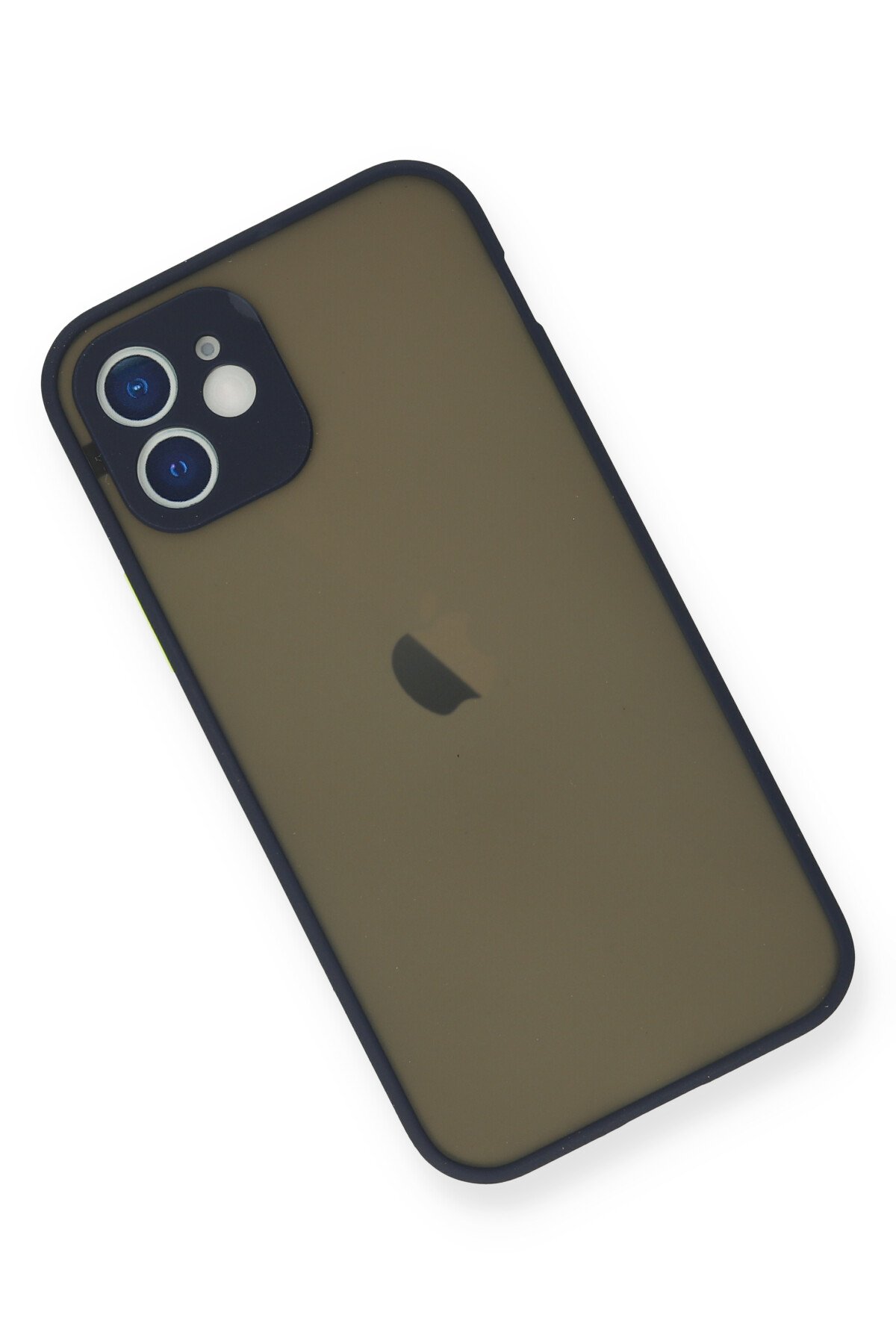 Newface iPhone 12 Mini Kılıf Platin Simli Silikon - Mavi