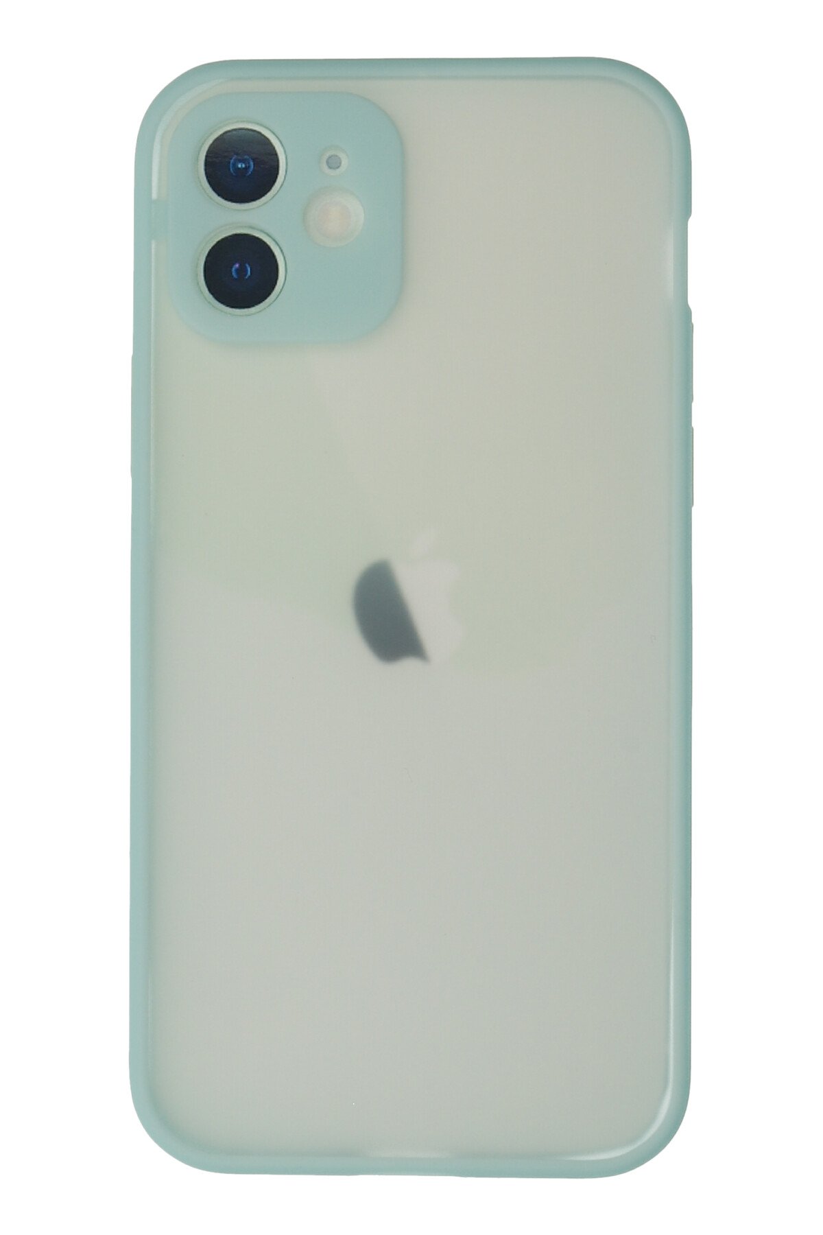 Newface iPhone 12 Mini Kılıf Platin Simli Silikon - Mavi