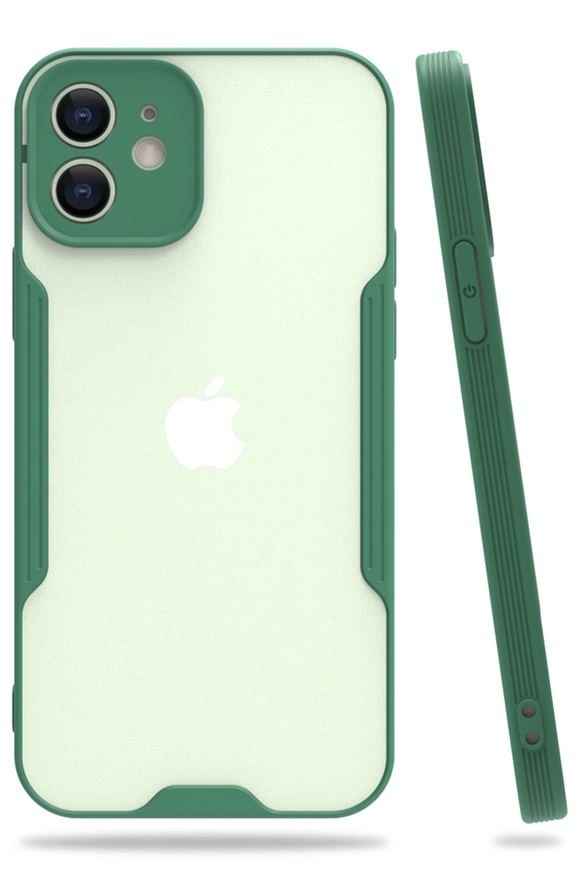 Newface iPhone 12 Mini Raze Metal Kamera Lens - Mor
