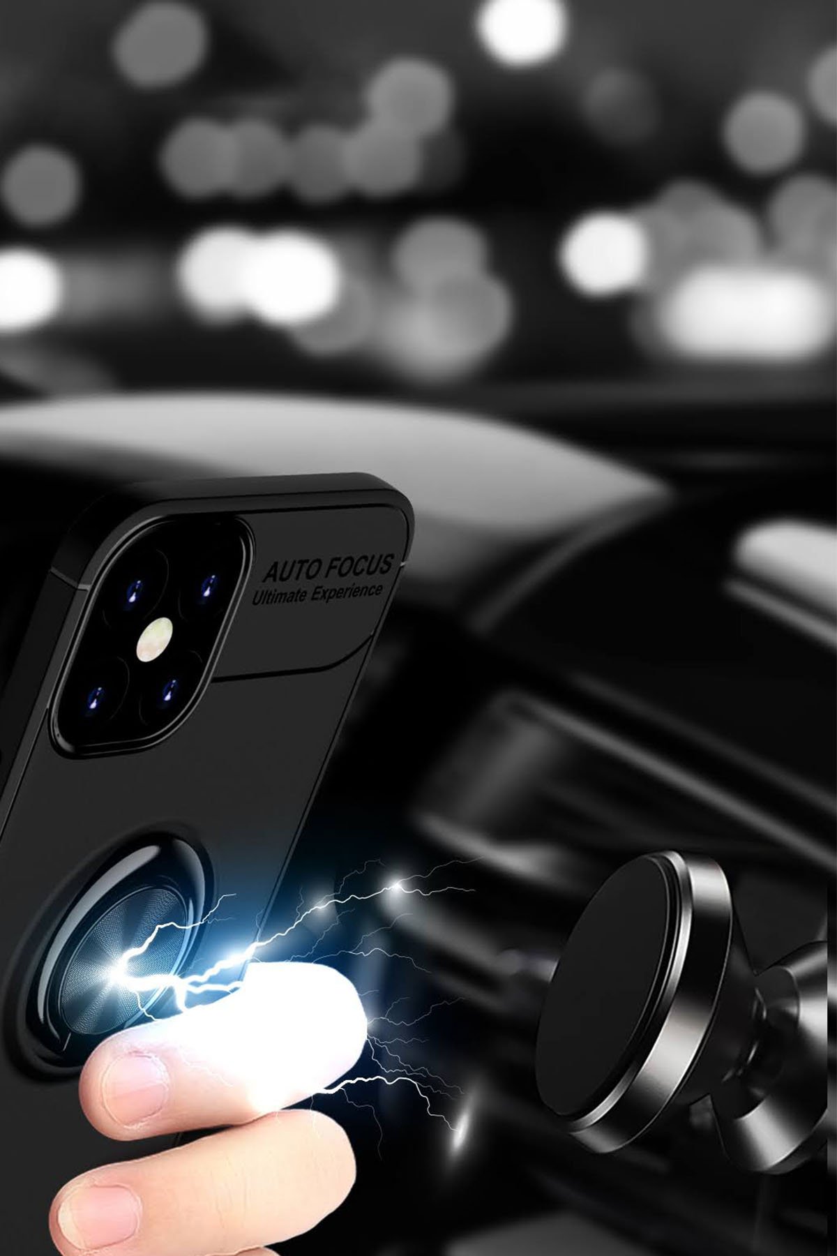 Newface iPhone 12 Mini Kılıf Magneticsafe Lansman Silikon Kapak - Yeşil