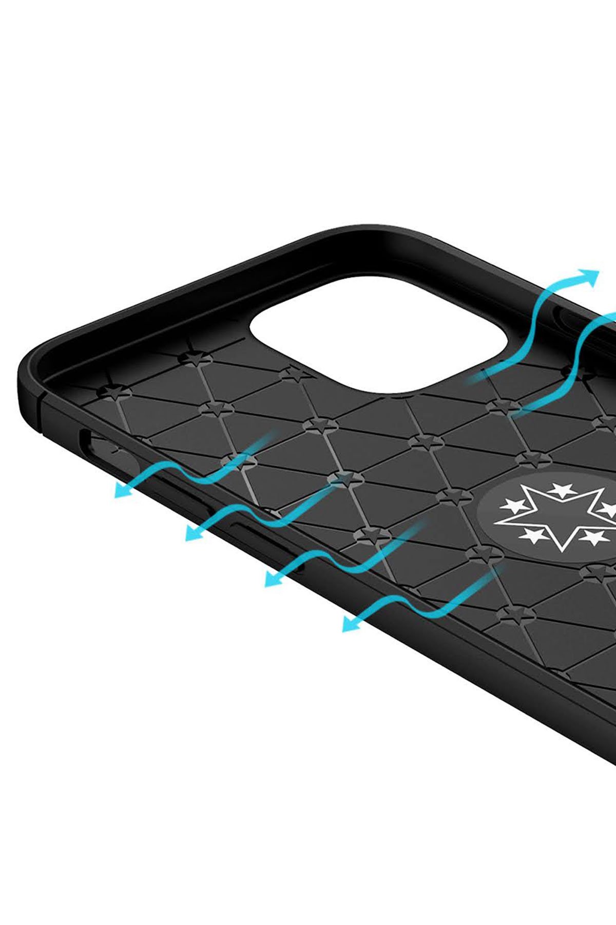 Newface iPhone 12 Mini Kılıf Nano içi Kadife Silikon - Turuncu