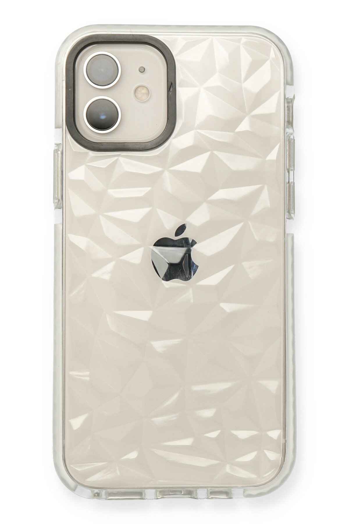 Newface iPhone 12 Mini Metal Kamera Lens Koruma Cam - Siyah