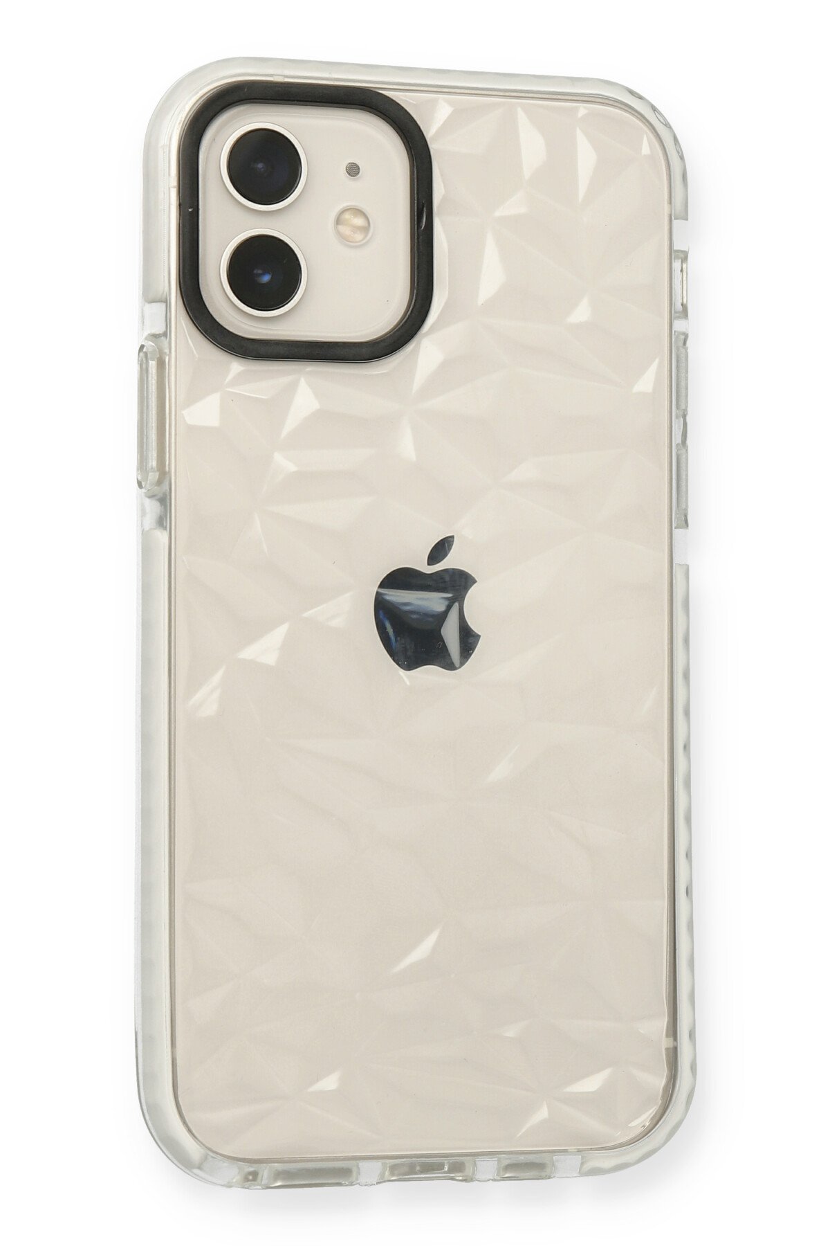 Newface iPhone 12 Mini Metal Kamera Lens Koruma Cam - Siyah