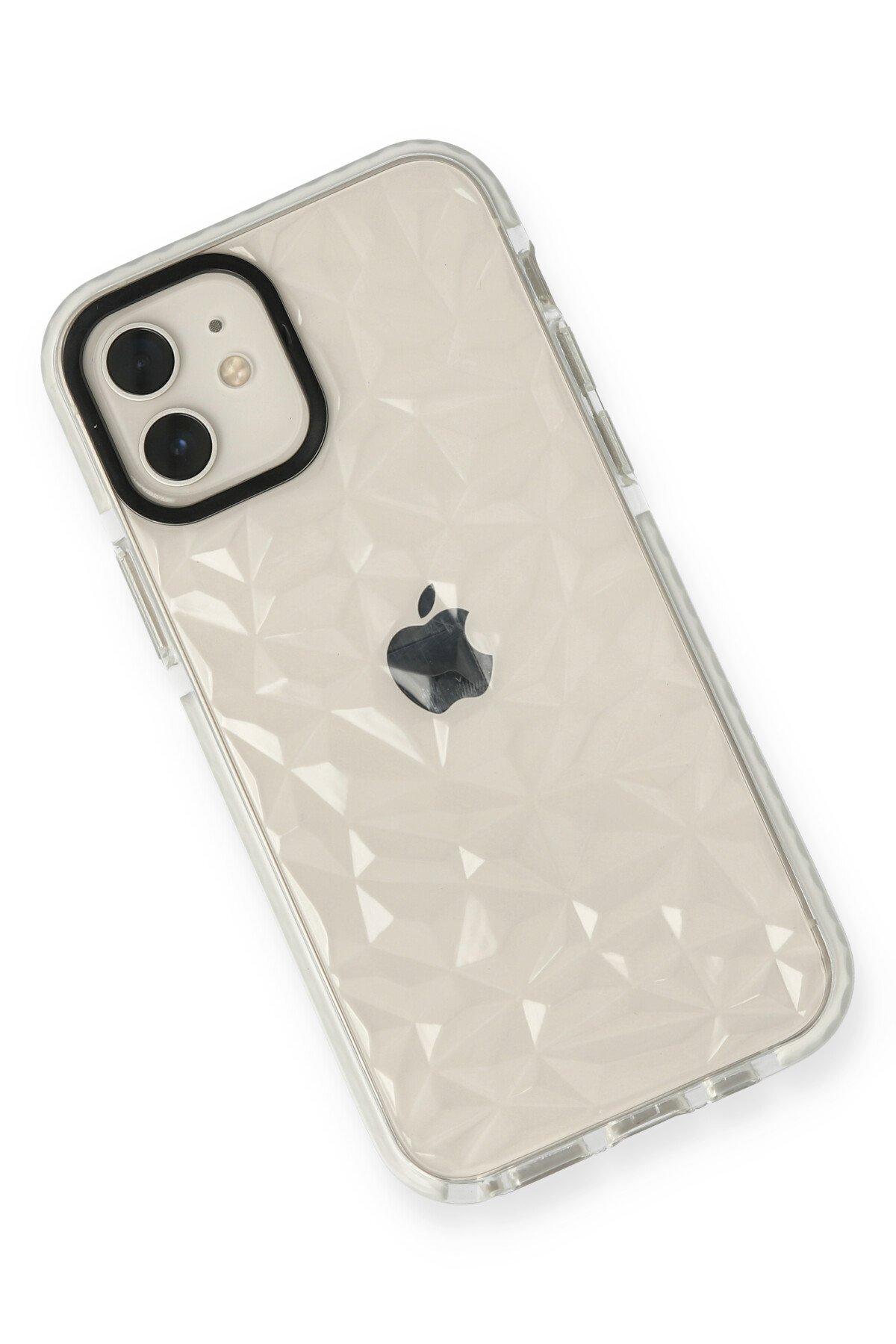 Newface iPhone 12 Mini Metal Kamera Lens Koruma Cam - Siyah