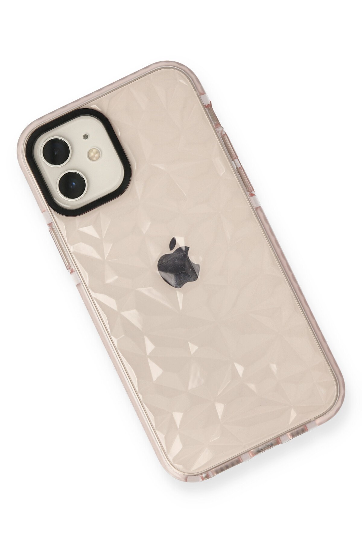 Newface iPhone 12 Mini Kılıf Auto Focus Karbon Kapak - Kahverengi