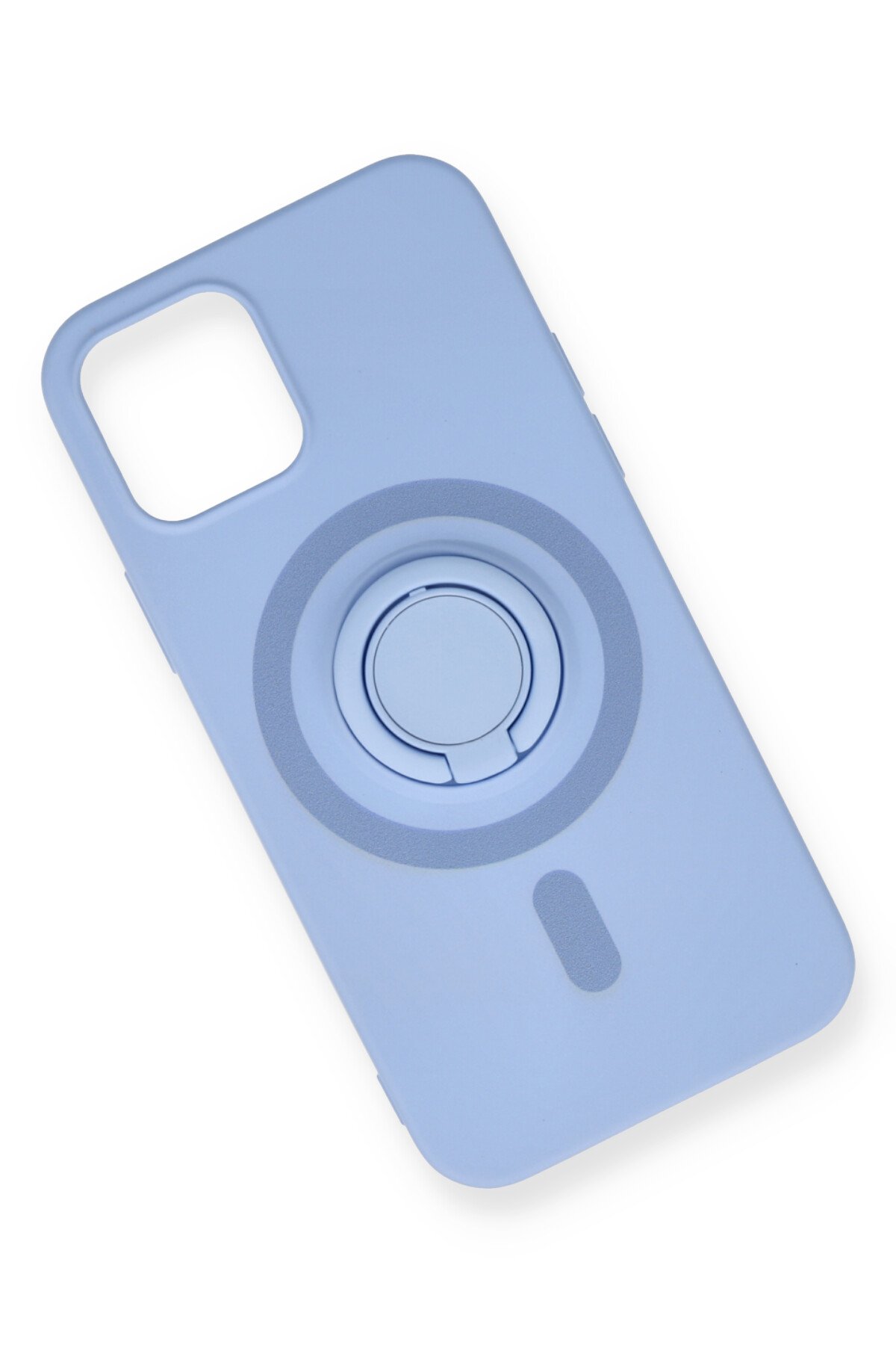 Newface iPhone 12 Mini Kılıf Viktor Yüzüklü Silikon - Kırmızı