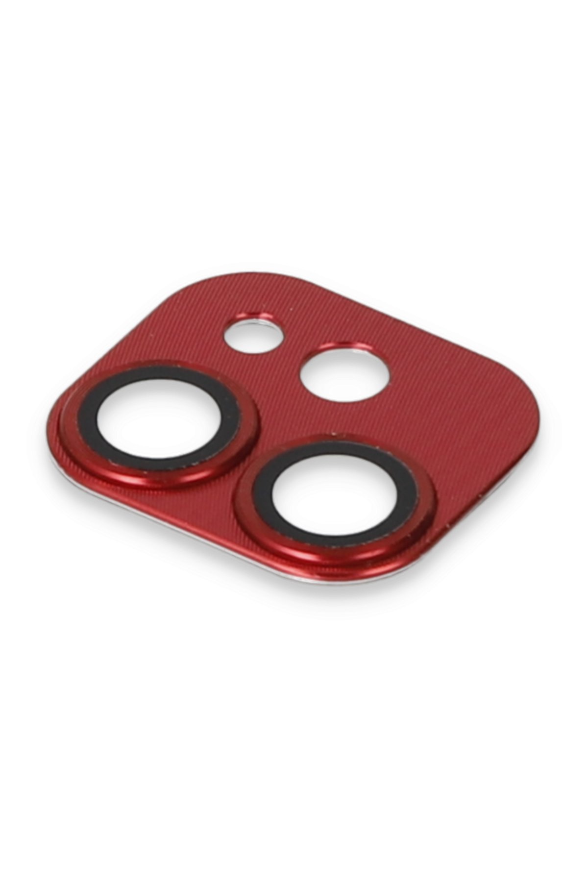 Newface iPhone 12 Mini Kılıf Platin Kamera Koruma Silikon - Kırmızı