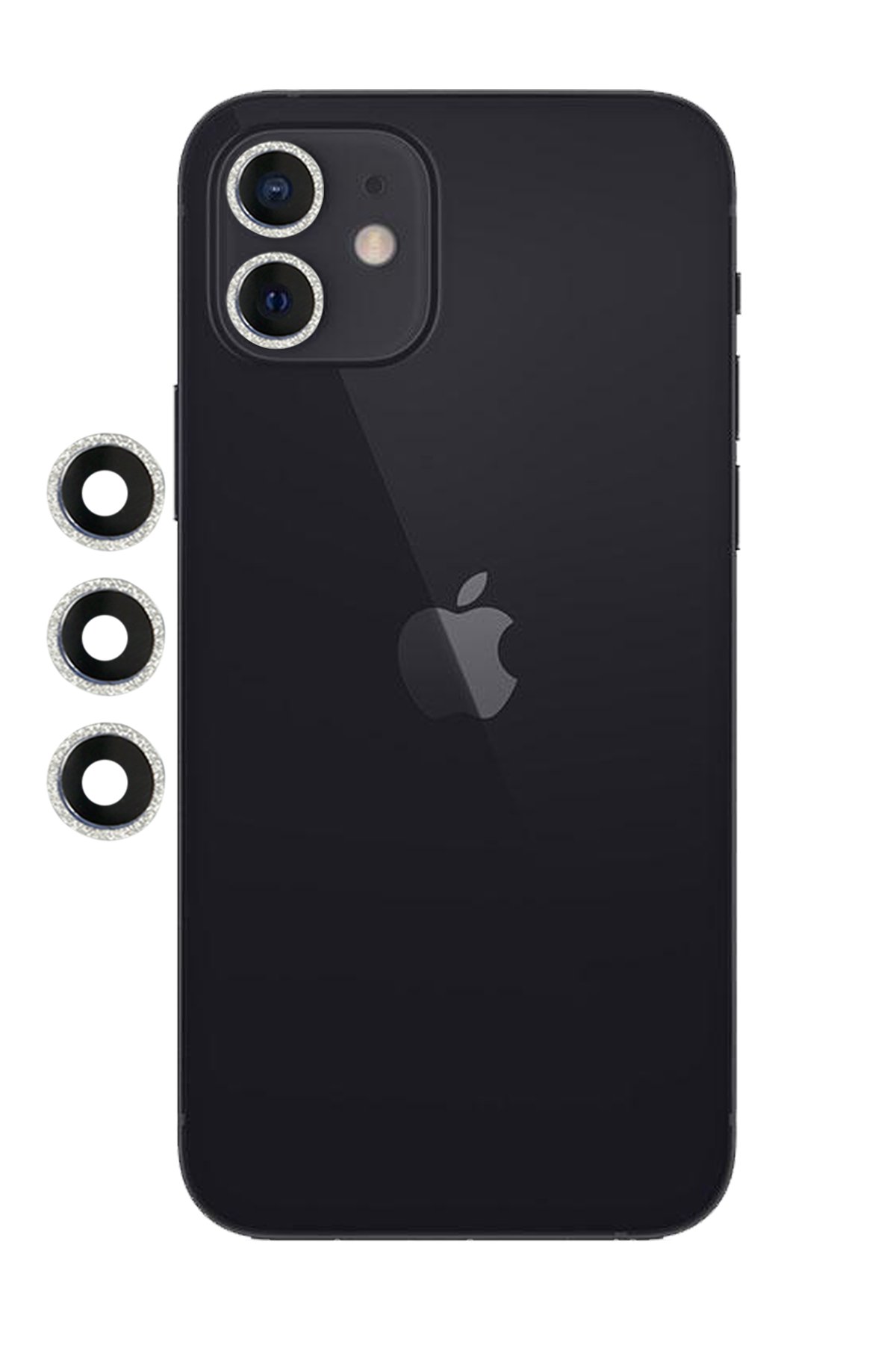 Newface iPhone 12 Mini Kılıf Focus Karbon Silikon - Lacivert