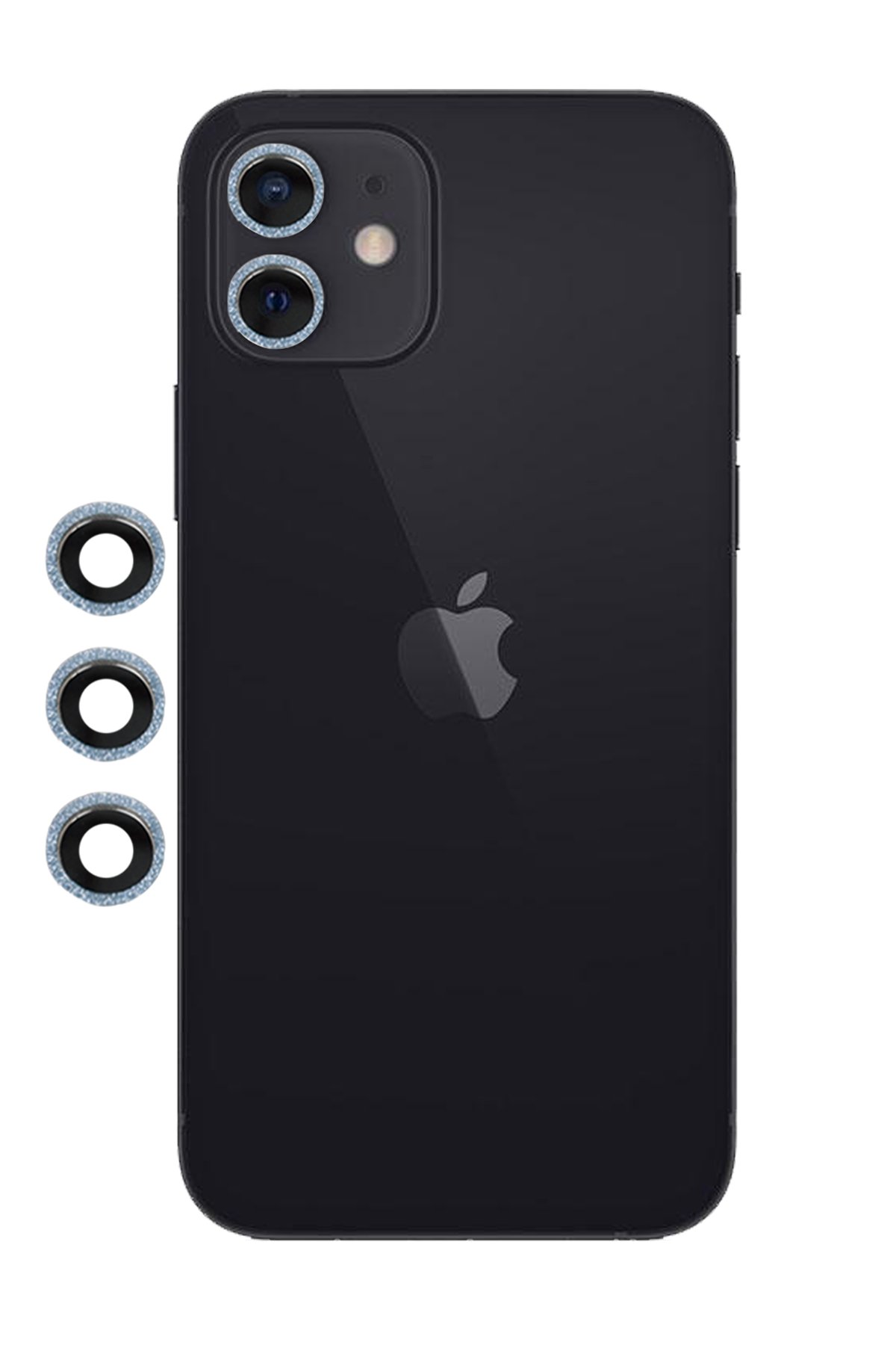 Newface iPhone 12 Mini Kılıf Zegna Yüzüklü Silikon Kapak - Kırmızı
