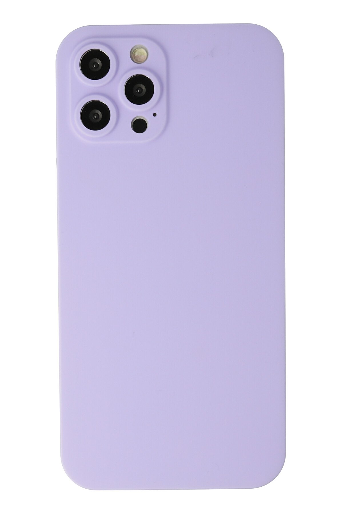 Newface iPhone 12 Pro Kılıf Simli Katmanlı Silikon - Mor
