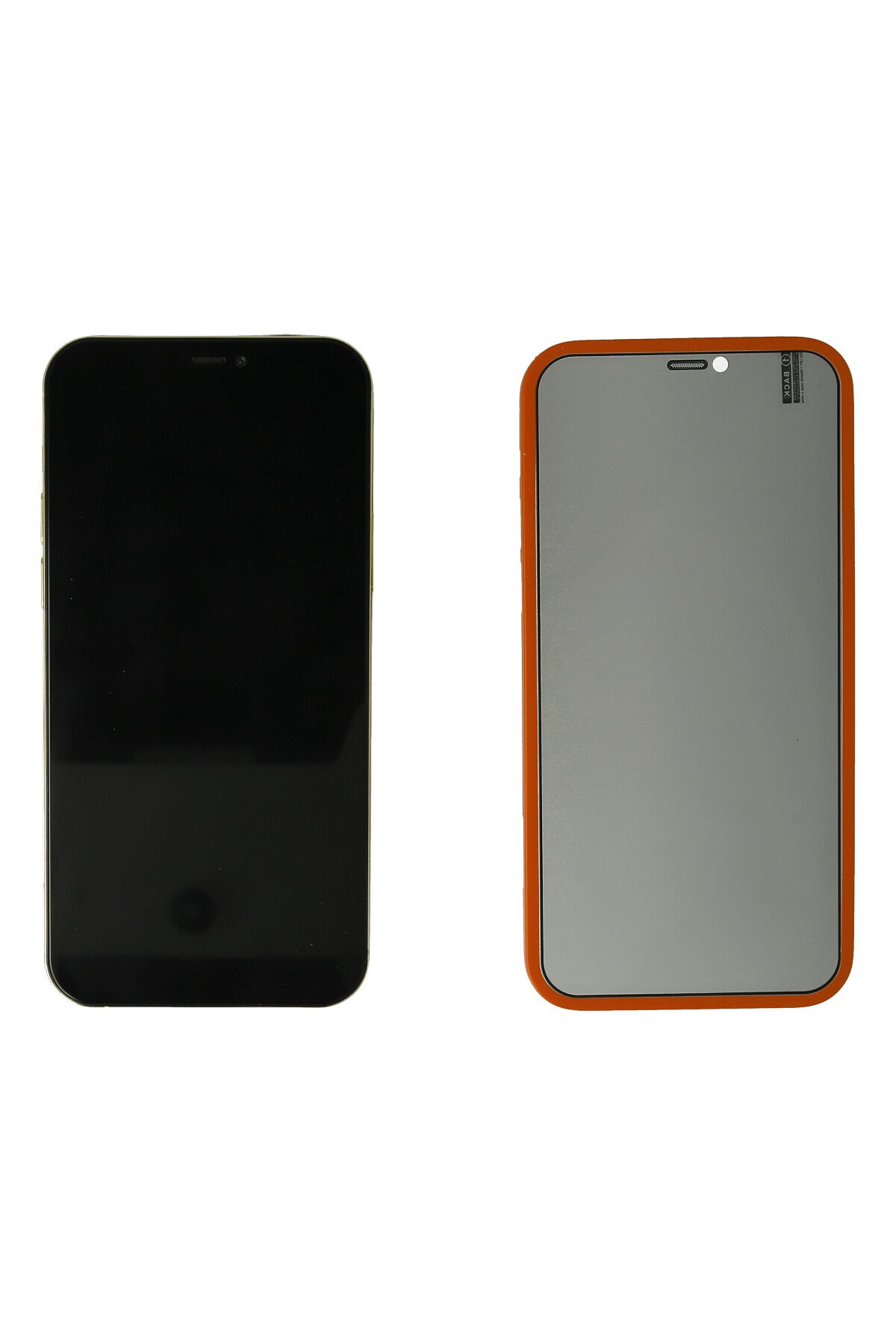 Newface iPhone 12 Pro Kılıf Platin Kamera Koruma Silikon - Sarı