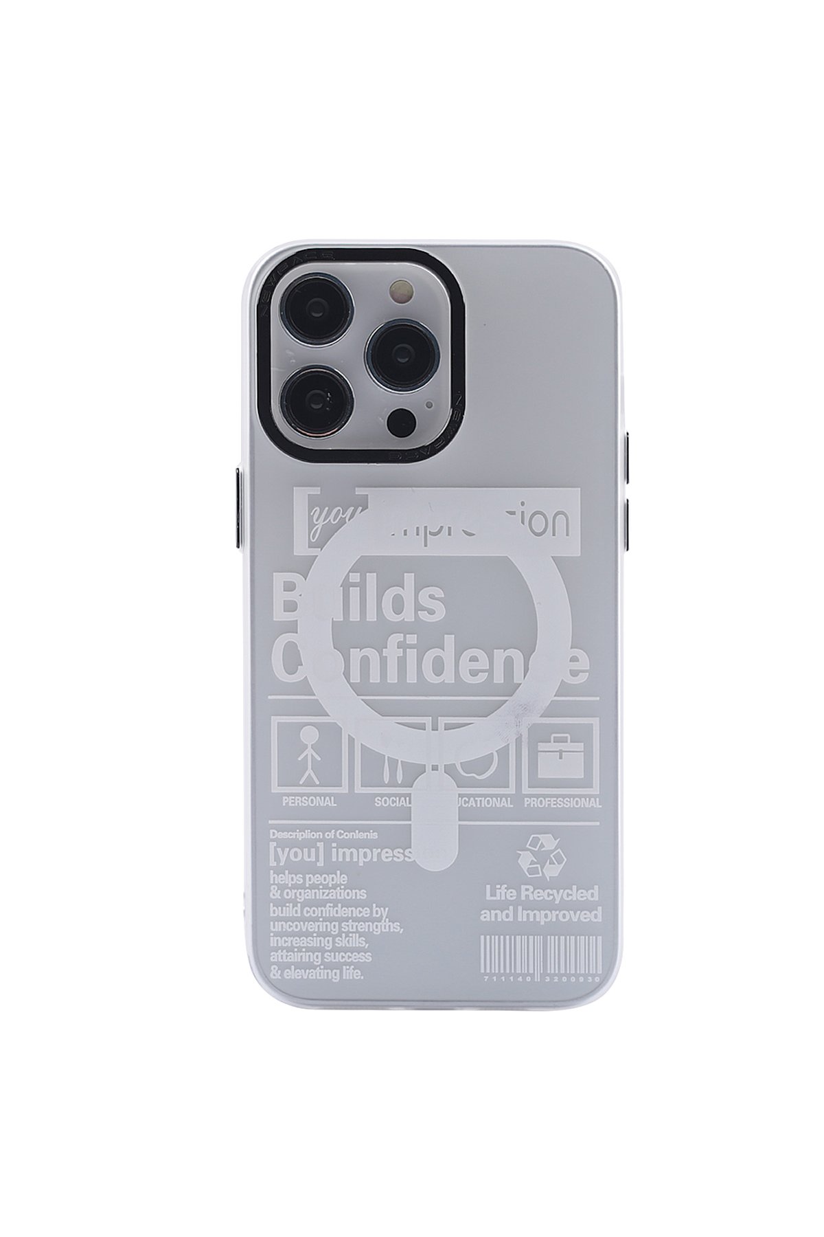 Newface iPhone 12 Pro Kılıf Coco Karbon Silikon - Gri