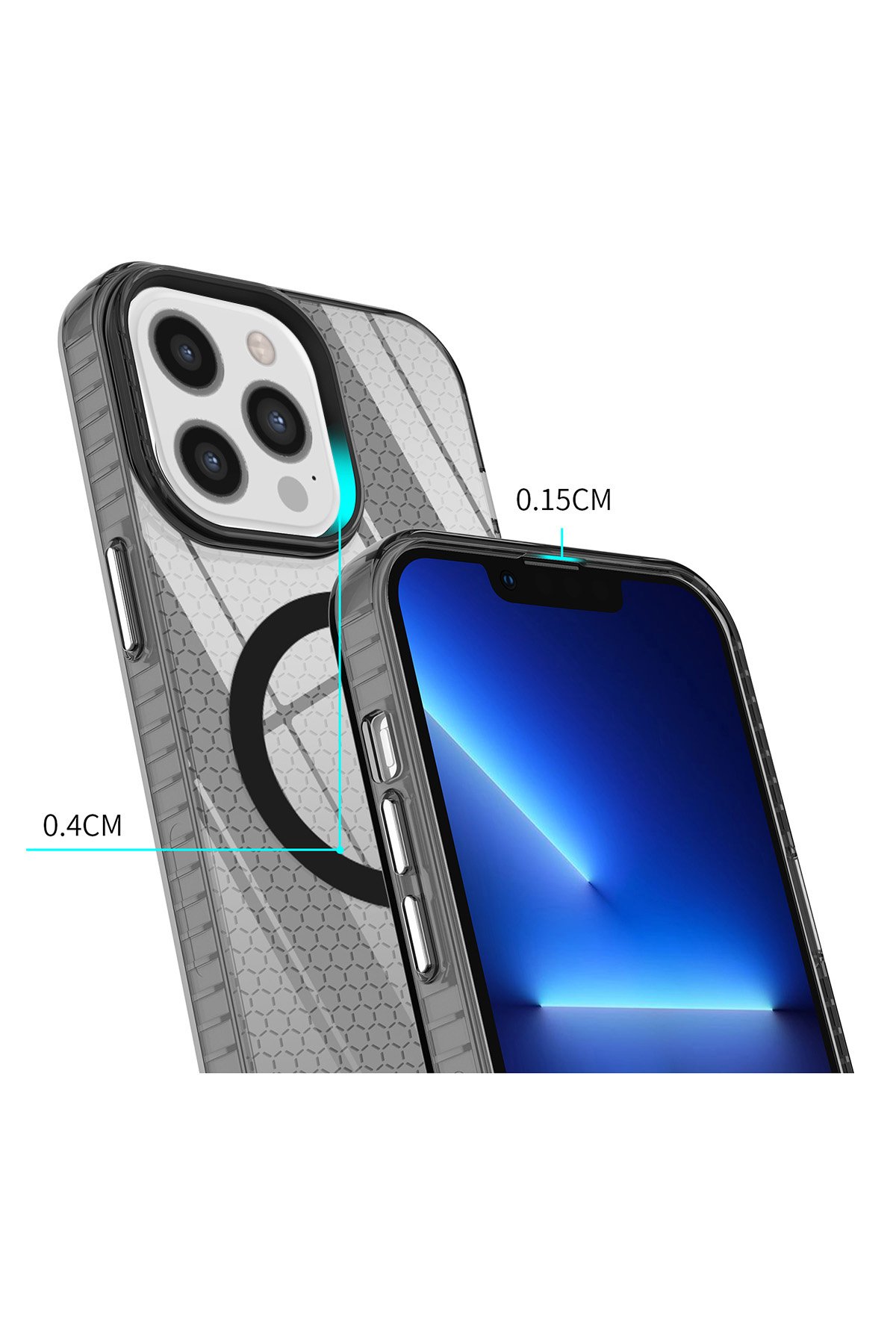 Newface iPhone 12 Pro Kılıf Nano içi Kadife Silikon - Su Yeşili
