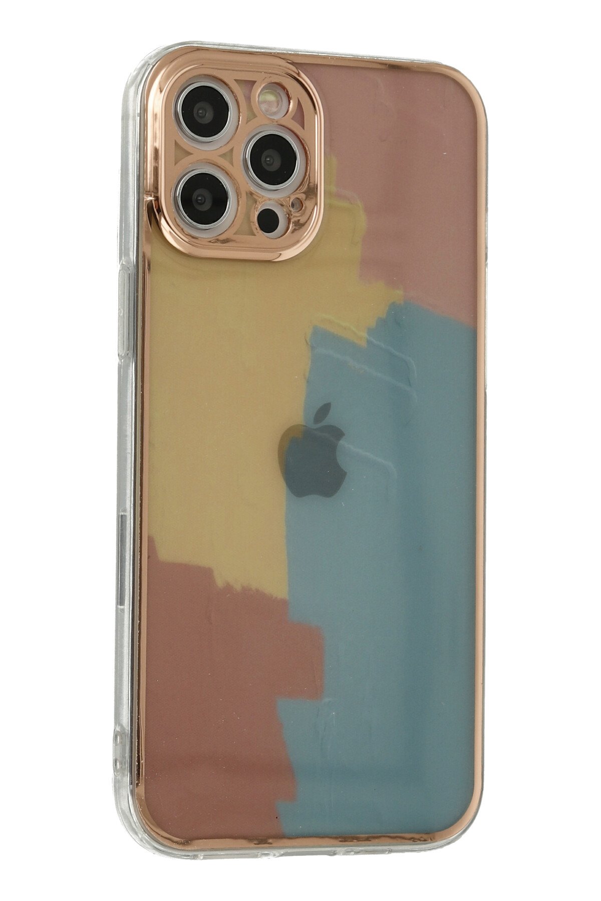Newface iPhone 12 Pro Kılıf Montreal Yüzüklü Silikon Kapak - Yeşil