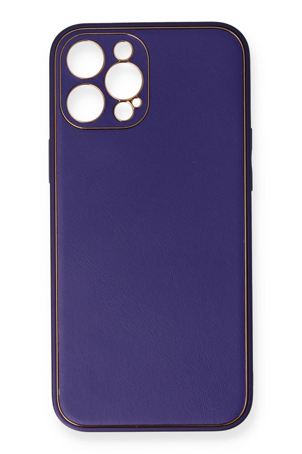 Newface iPhone 12 Pro Kılıf Liva Lens Silikon - Lila