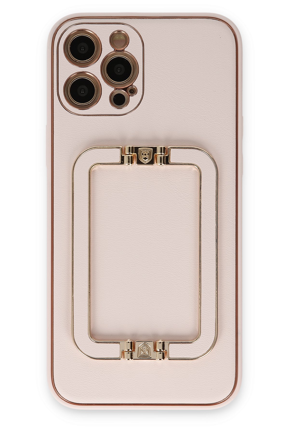 Newface iPhone 12 Pro Kılıf Platin Simli Silikon - Lacivert