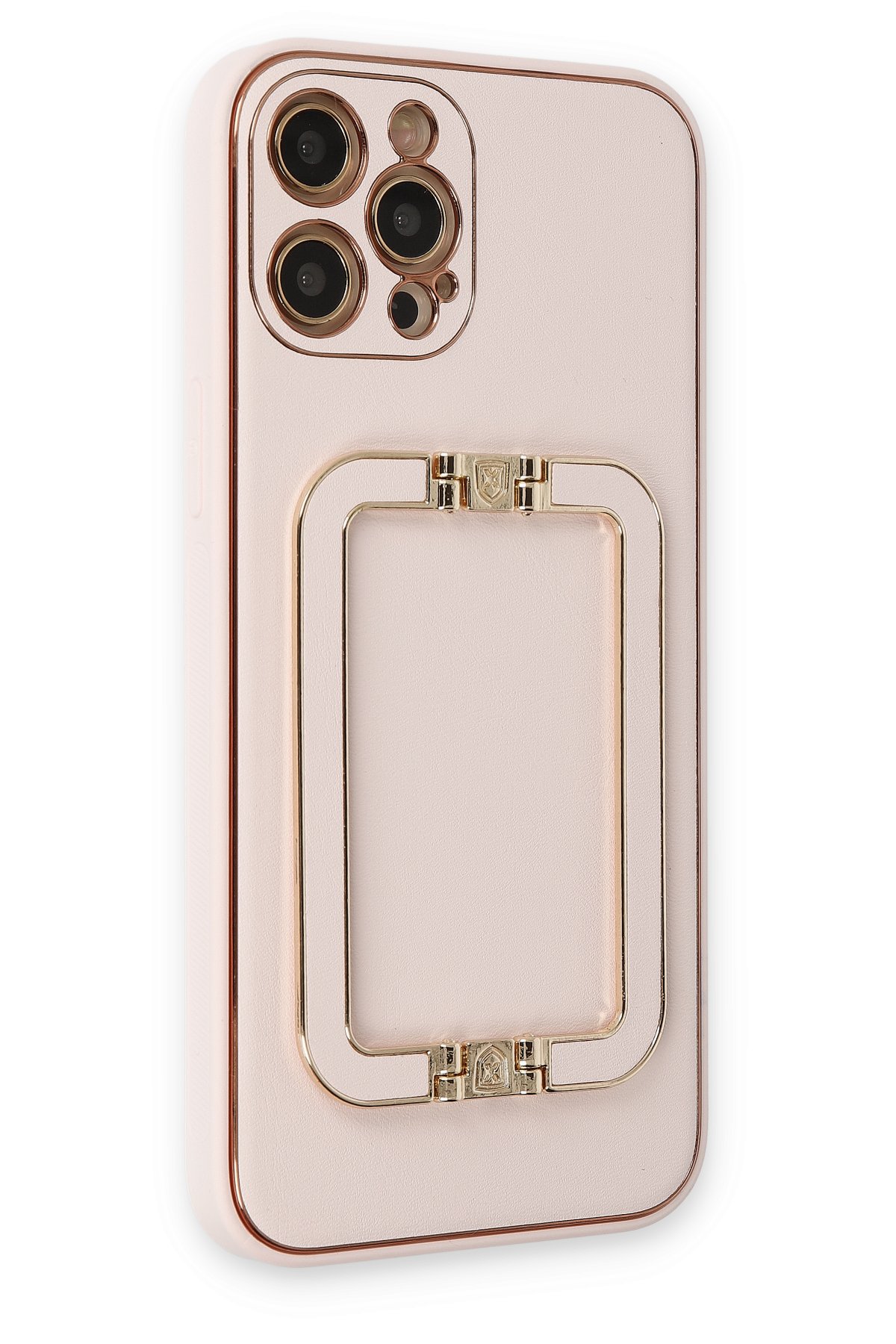 Newface iPhone 12 Pro Kılıf Platin Simli Silikon - Lacivert