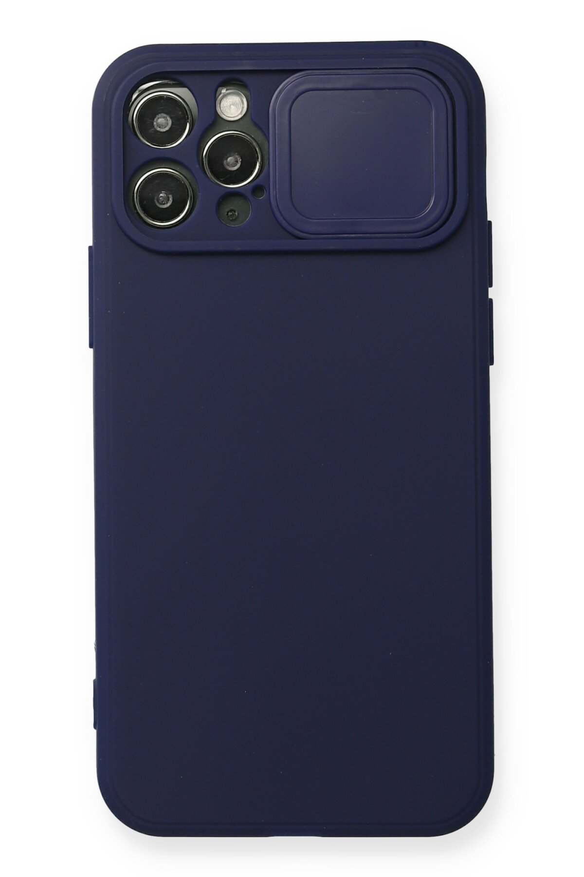 Newface iPhone 12 Pro Kılıf Mekanik Magsafe Kapak - Sierra Blue