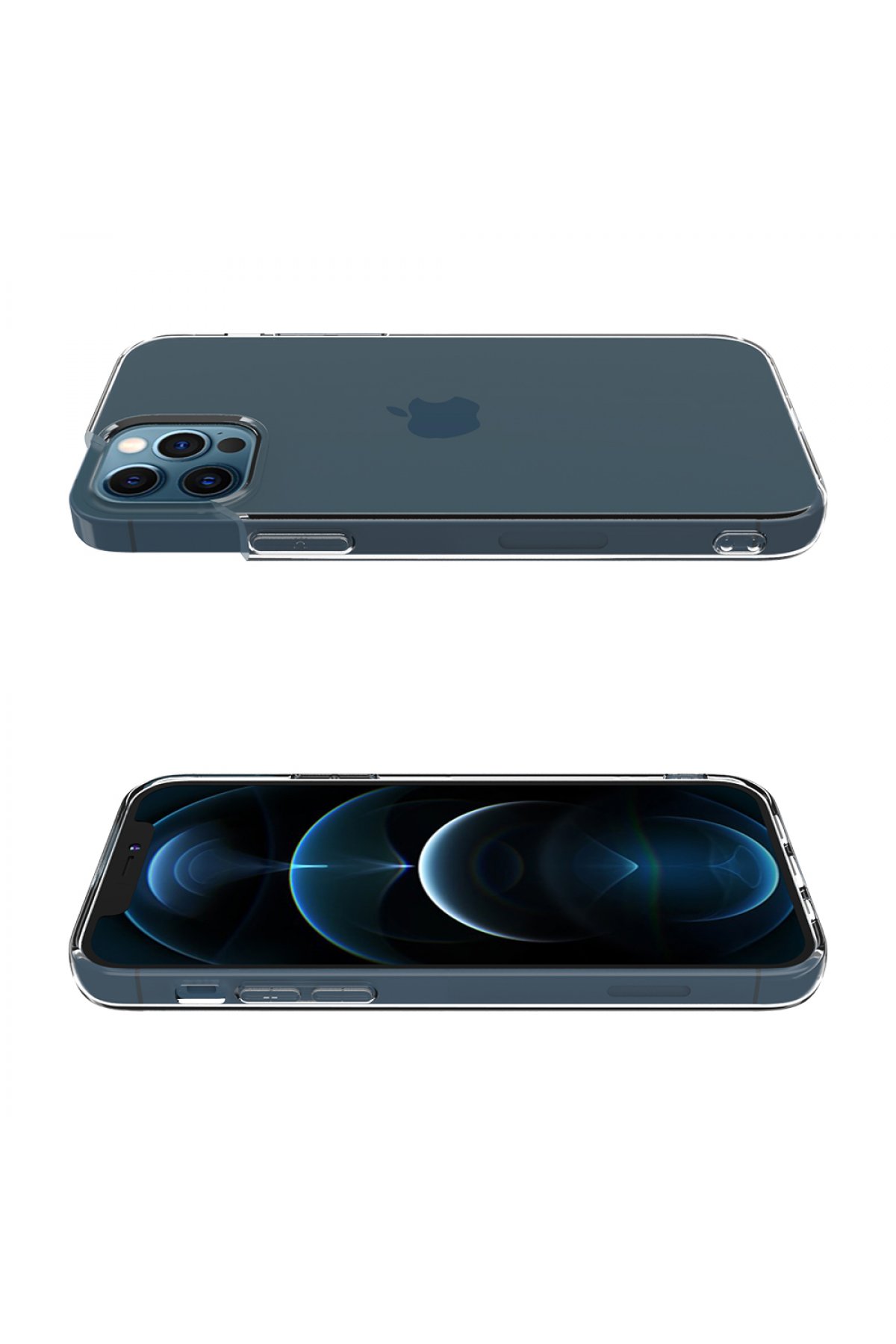 Newface iPhone 12 Pro Metal Kamera Lens Koruma Cam - Mavi