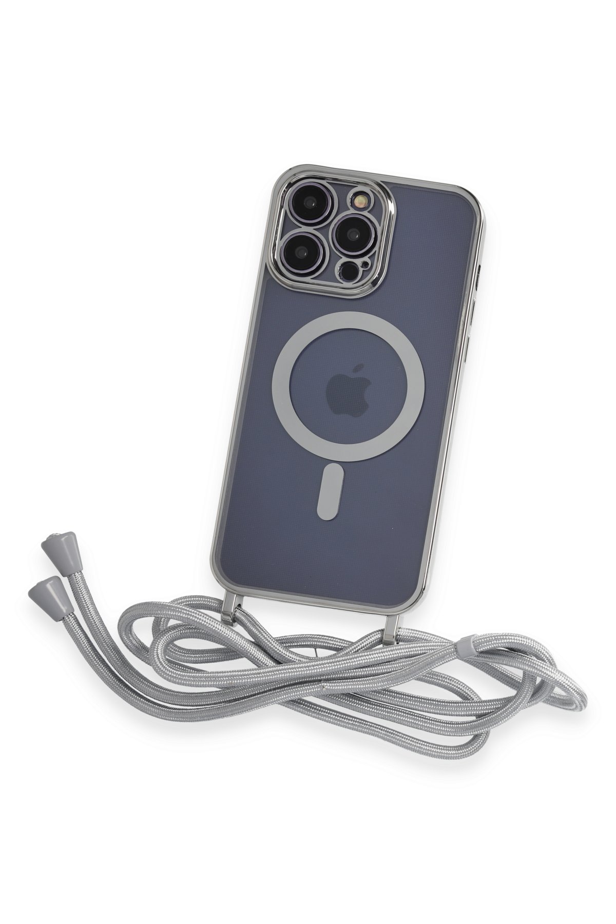 Newface iPhone 12 Pro Kılıf Prada Desenli Kapak - Prada Mor - 1