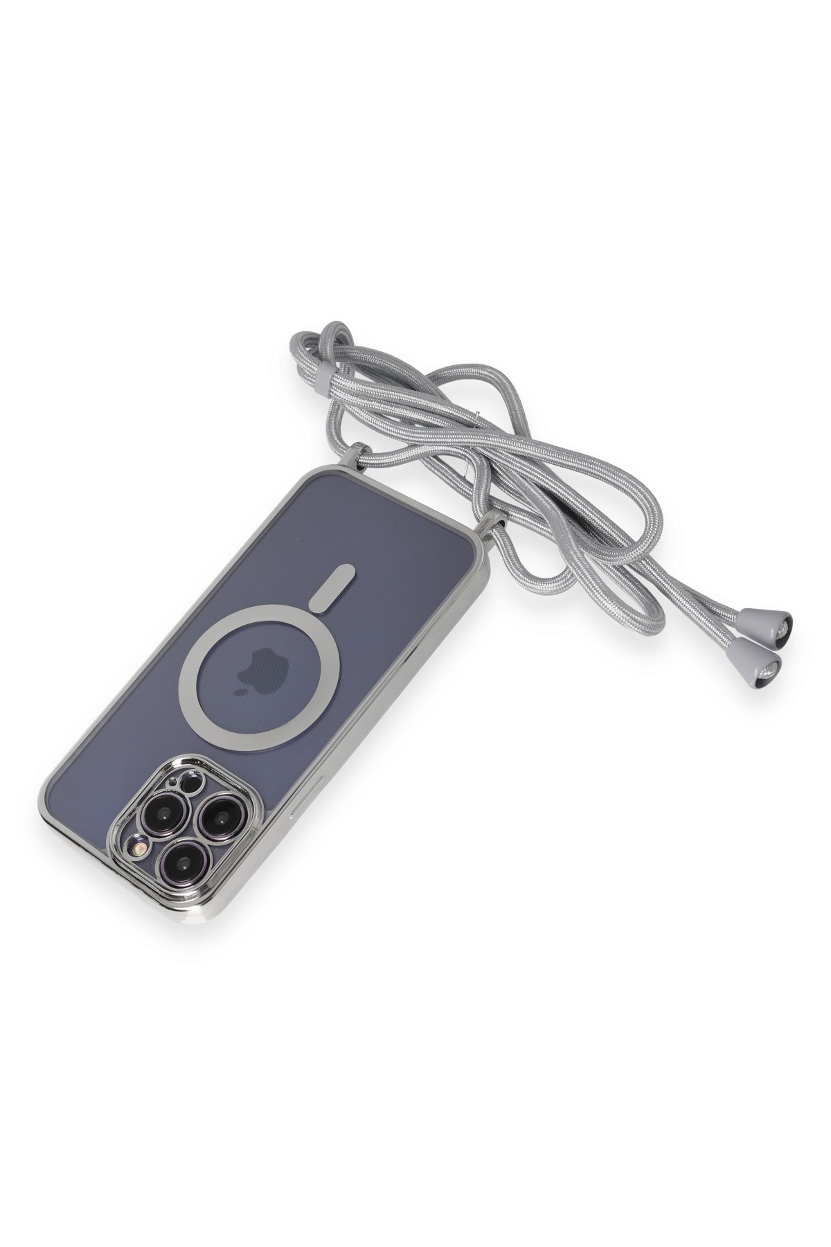 Newface iPhone 12 Pro Kılıf Prada Desenli Kapak - Prada Mor - 1