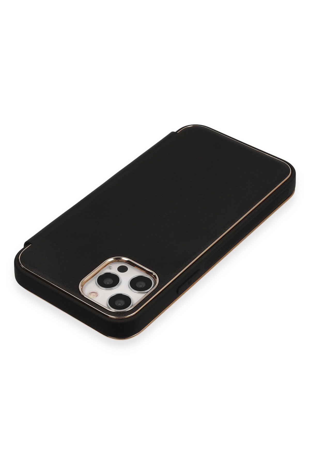 Newface iPhone 12 Pro Kılıf Platin Simli Silikon - Mavi