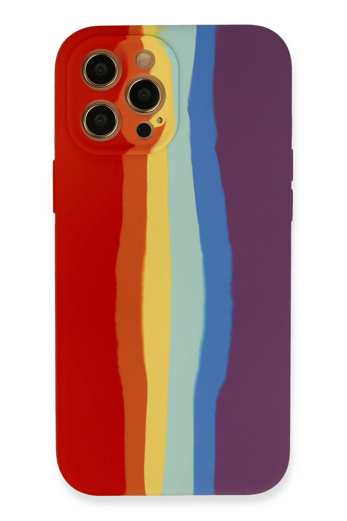 Newface iPhone 12 Pro Kılıf Miami Şeffaf Silikon - Koyu Yeşil