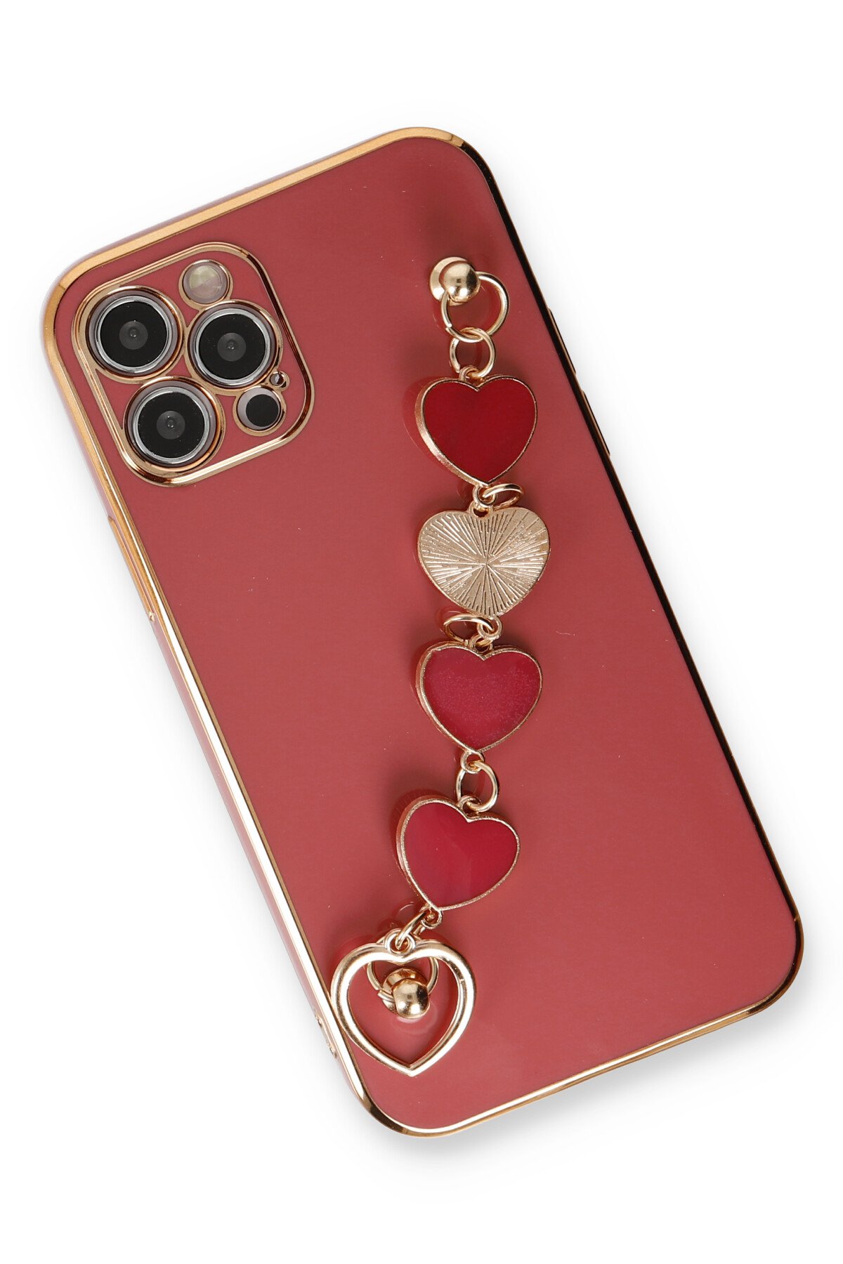 Newface iPhone 12 Pro Kılıf Dora Kapak - Kırmızı