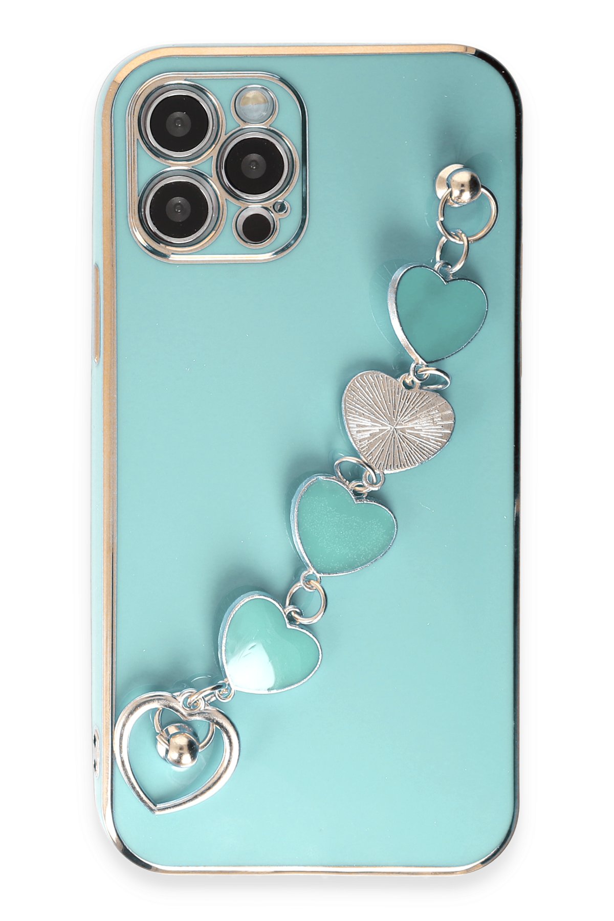 Newface iPhone 12 Pro Shine Kamera Lens - Gümüş